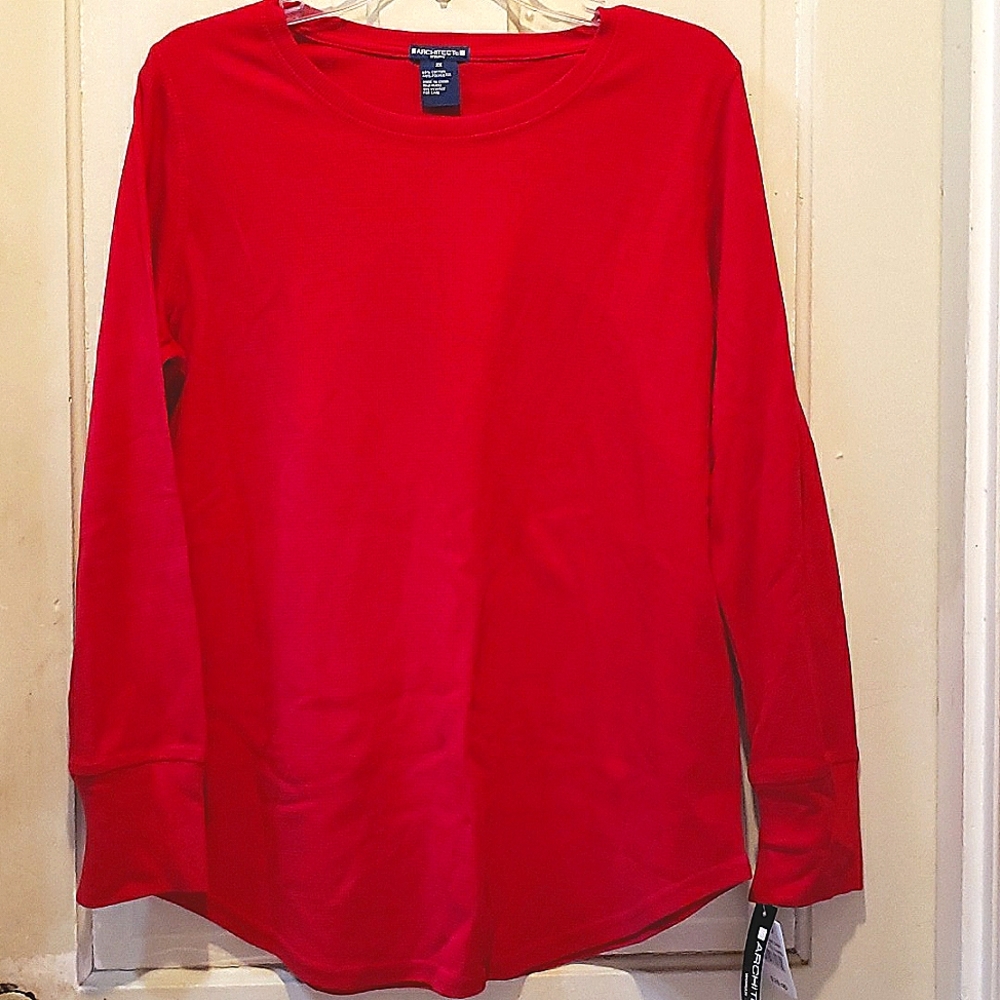 NEW WITH TAGS Architect Thermal Crew Neck Long Sleeve T-Shirt Women Size 2X